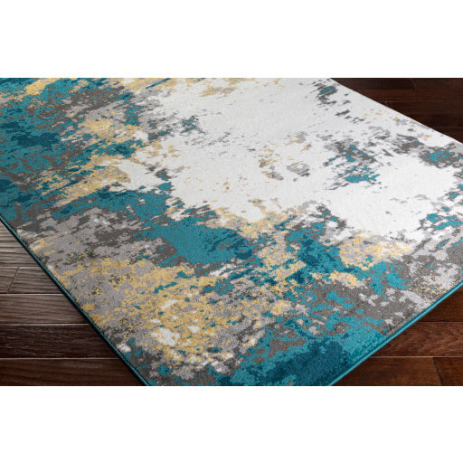 Surya Pepin PEI-1012 Deep Teal Modern  Rug