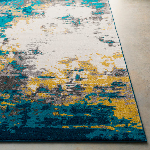 Surya Pepin PEI-1012 Deep Teal Modern  Rug