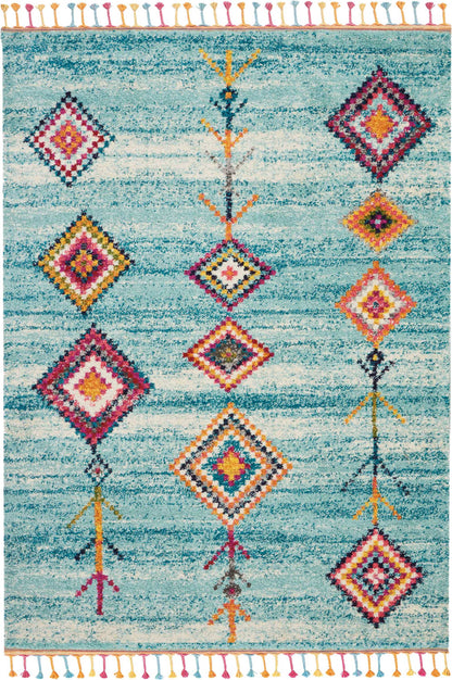 Nourison Home Nomad NMD04 Aqua Transitional Power-loomed Rug