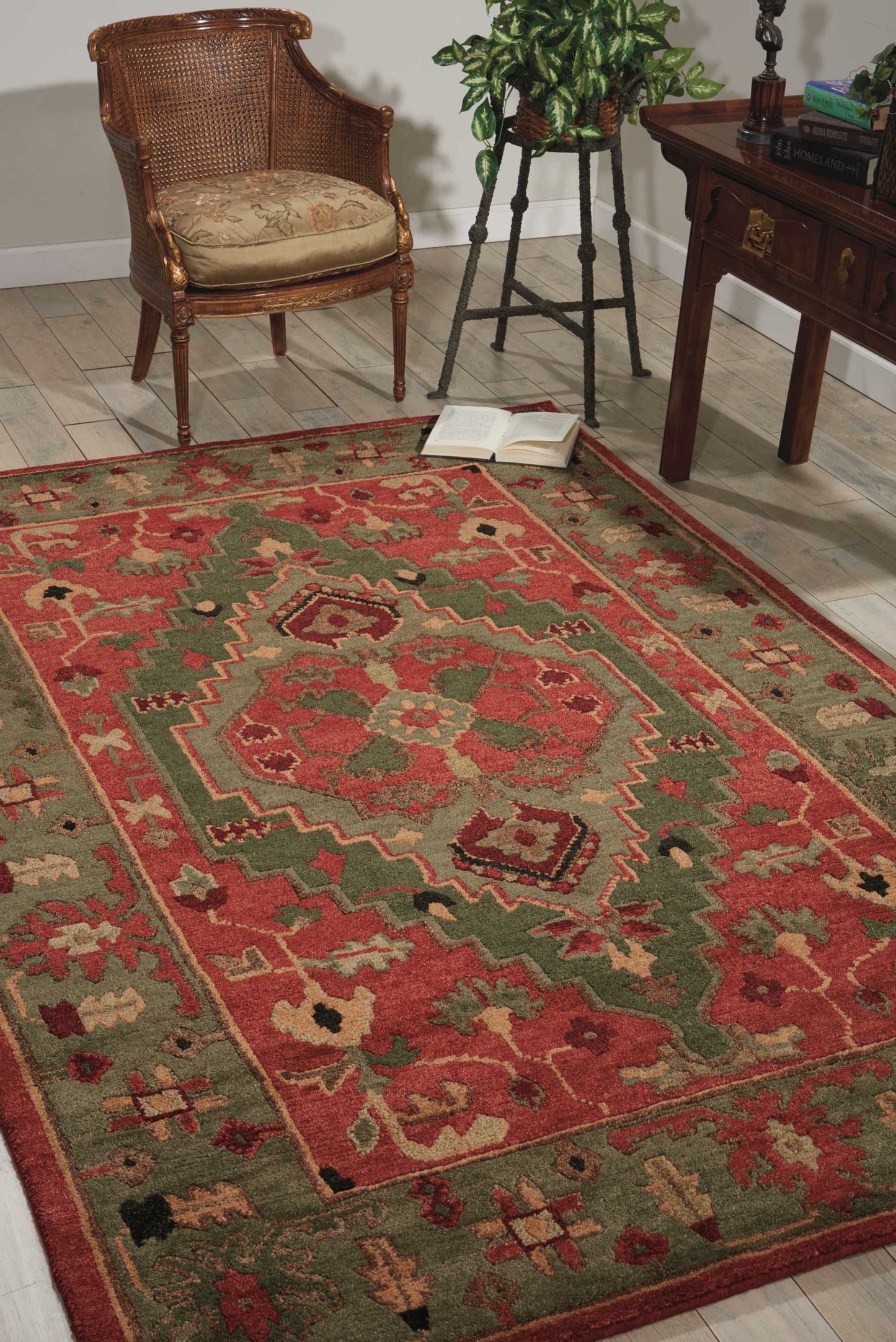 Nourison Home Tahoe  Rust  Traditional
