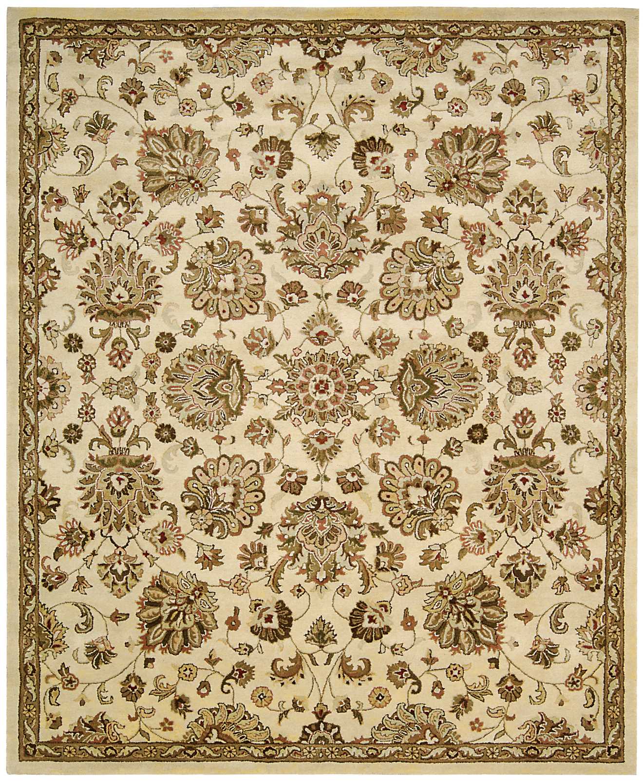 Nourison Home Jaipur JA47 Ivory Traditional Tufted Rug