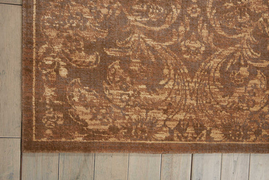 Nourison Home Silken Allure  Chocolate  Traditional