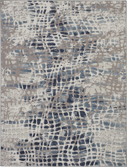 Nourison Home Urban Decor  Ivory Grey  Contemporary