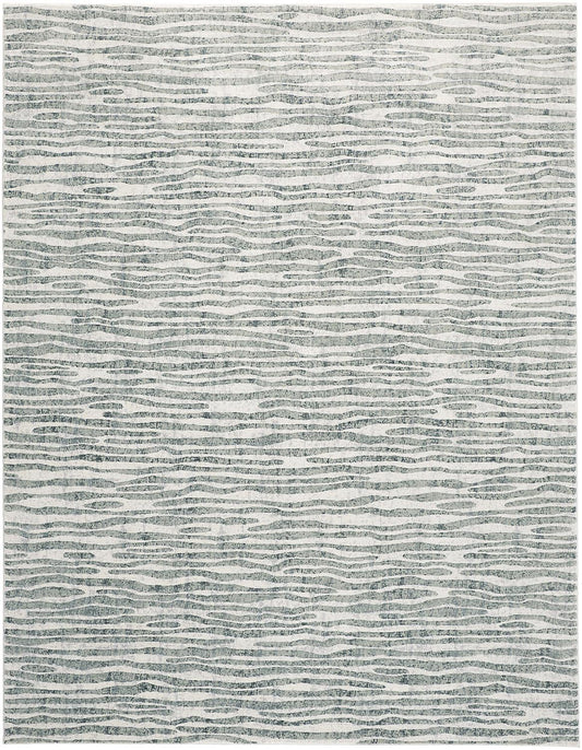 Feizy Atwell 3218F Gray Linear Machine Woven Rug