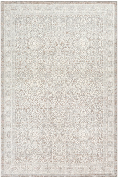 Nourison Home Eco Cycle ECY01 Silver Ivory Traditional Loom-woven Rug
