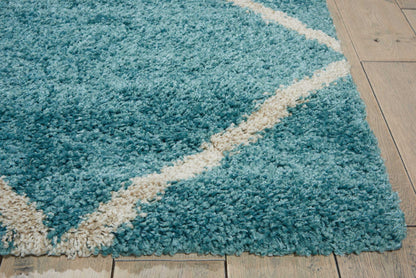 Nourison Home Brisbane  Aqua  Contemporary