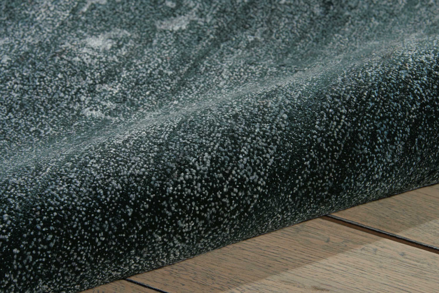 Nourison Home Silk Shadows  Blue Stone  Transitional