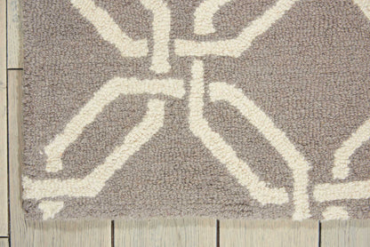 Nourison Home Linear  Silver  Contemporary