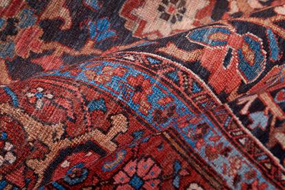 Feizy Rawlins  Red Navy Transitional/Vintage/Bohemian & Eclectic