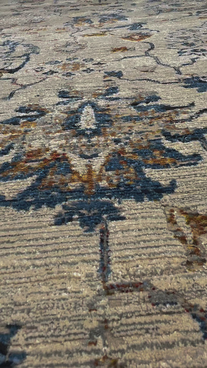 Feizy Kaia 39GPF Ivory Multi Transitional/Casual/Bohemian & Machine Woven