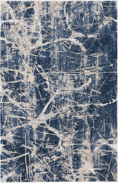 Nourison Home Heritage KI356 Beige Blue Contemporary Power-loomed Rug