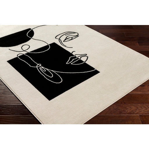 Surya Pisa PSS-2347 Light Gray Modern  Rug