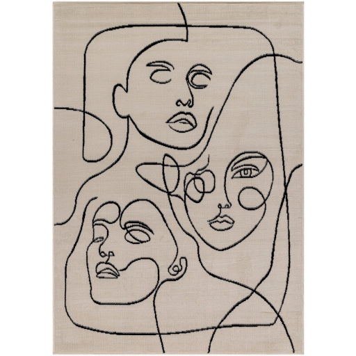 Surya Pisa PSS-2358 Light Gray Modern  Rug