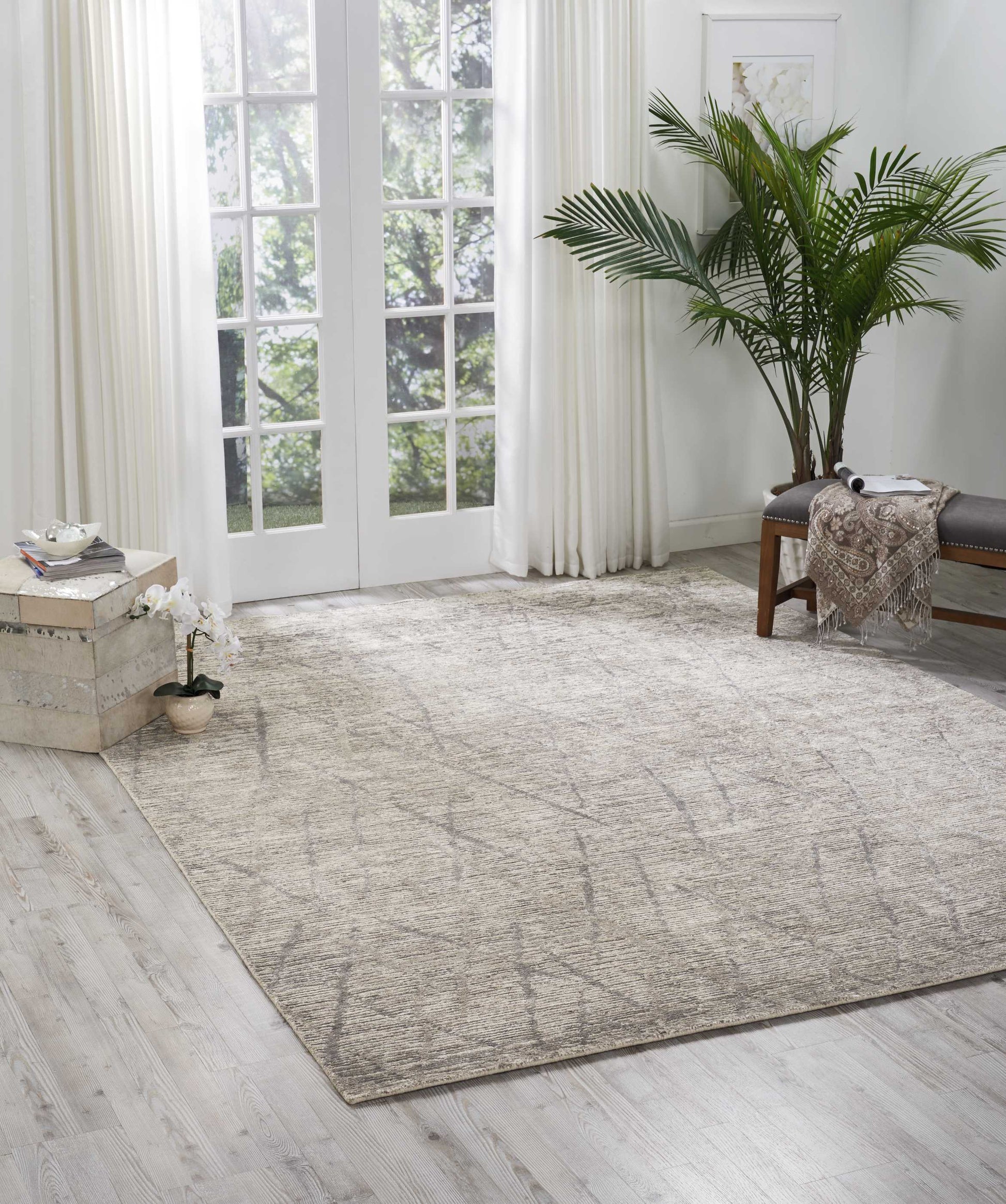 Nourison Home OCEAN  Ash  Contemporary