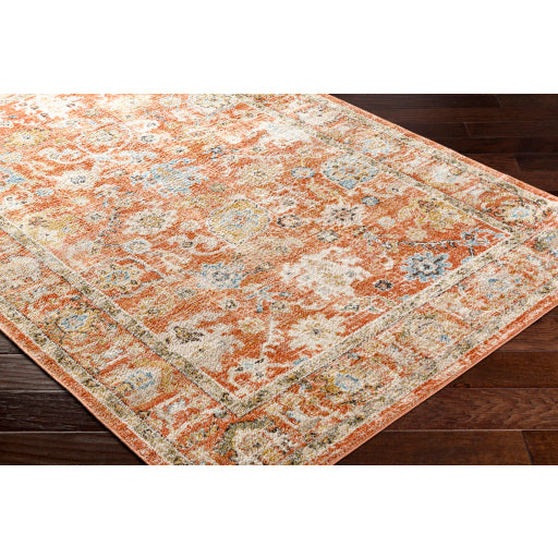 Surya Pertek PTK-2301 Burnt Orange Traditional  Rug