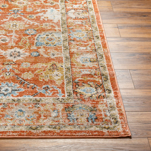 Surya Pertek PTK-2301 Burnt Orange Traditional  Rug