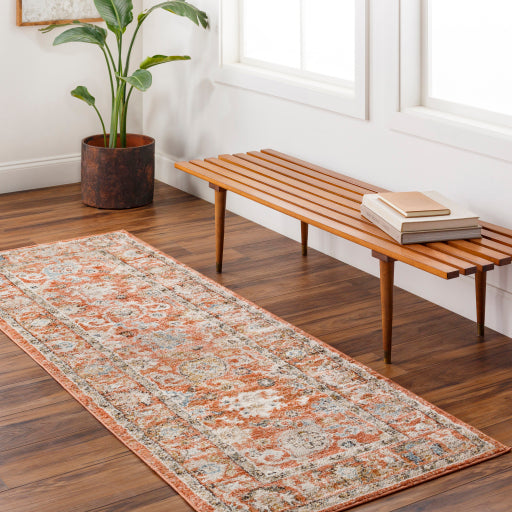 Surya Pertek PTK-2301 Burnt Orange Traditional  Rug