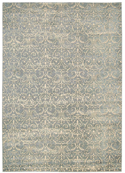 Nourison Home Luminance LUM05 Cobalt Transitional Loomed Rug