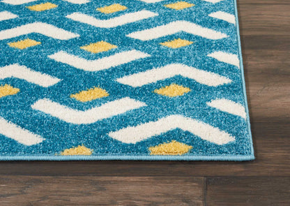 Nourison Home Harper  Blue  Contemporary
