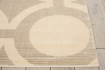 Nourison Home Luminance  Cream Grey  Transitional