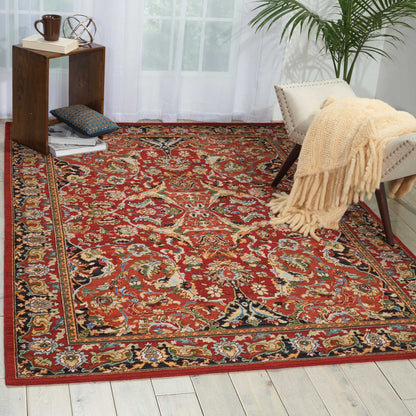 Nourison Home Timeless  Red  Traditional