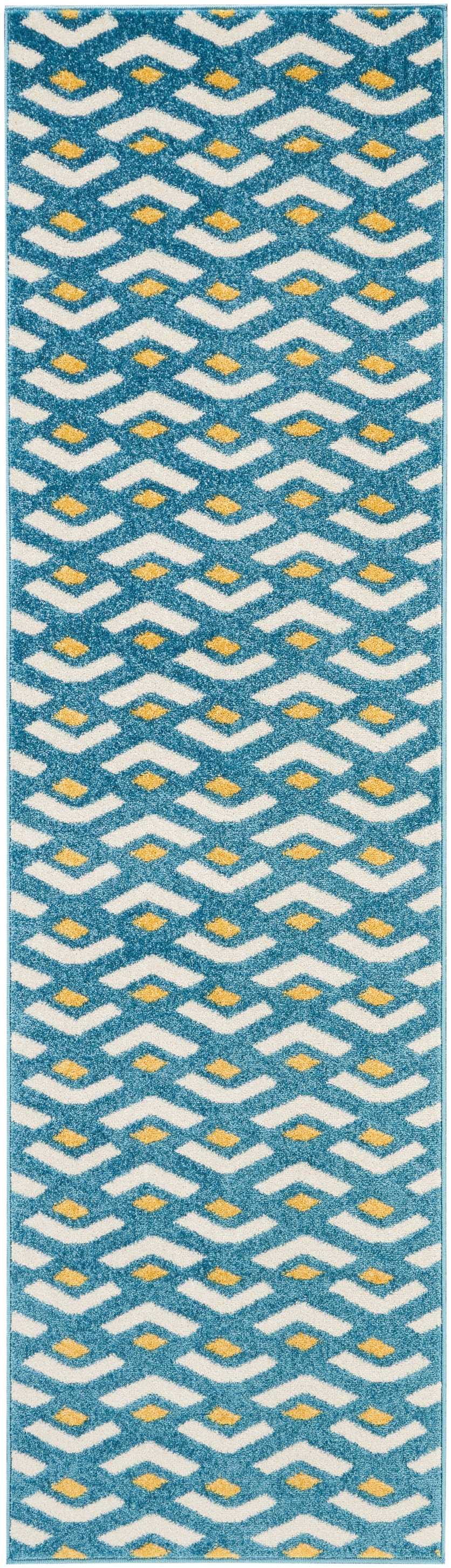 Nourison Home Harper DS300 Blue Contemporary Power-loomed Rug