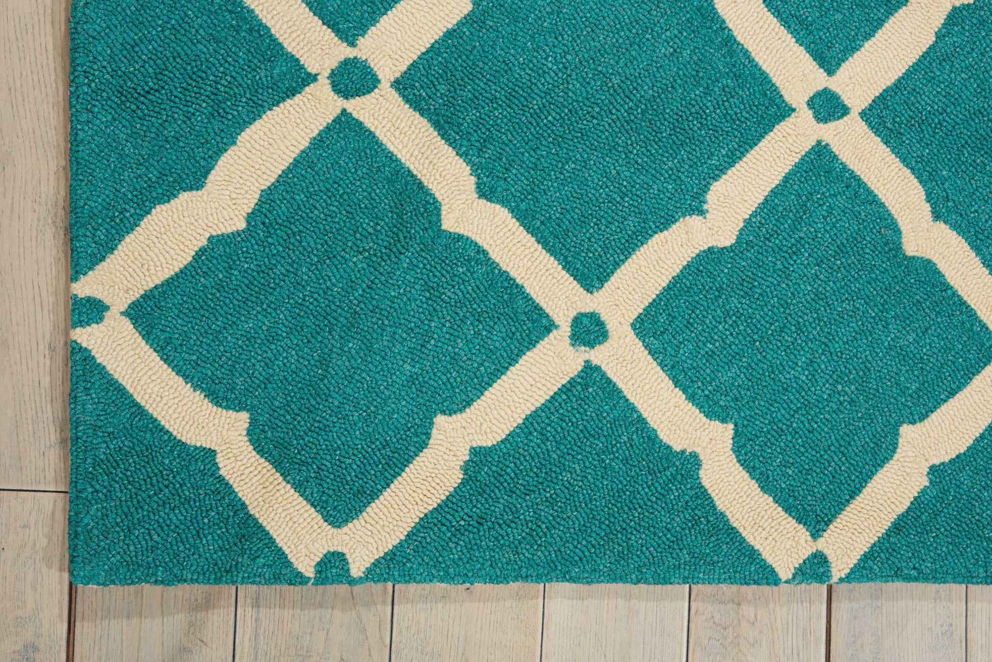 Nourison Home Portico  Aqua  Contemporary