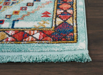 Nourison Home South Western  Aqua  Transitional
