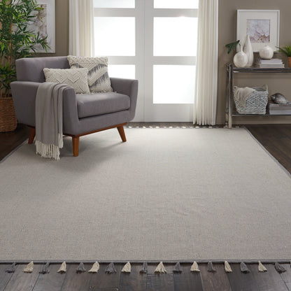 Nourison Home Otto  Light Grey  Contemporary