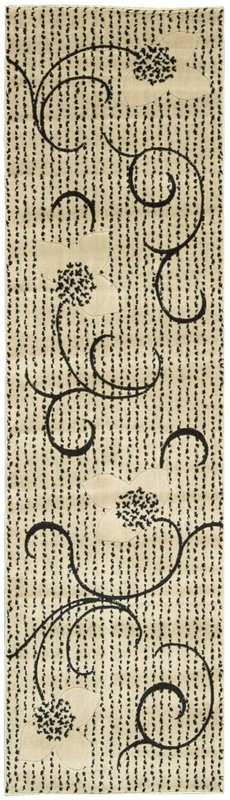 Nourison Home Expressions XP09 Ivory Contemporary Power-loomed Rug