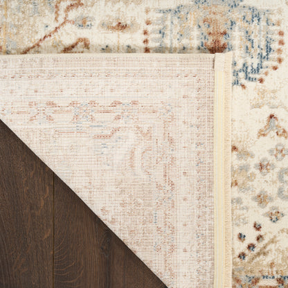 Nourison Home Pardis  Ivory Rust  Traditional
