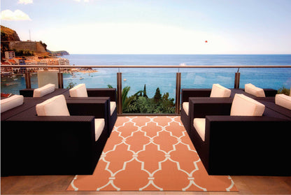Nourison Home Home & Garden  Orange  Transitional
