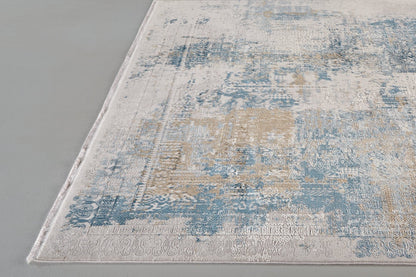 Feizy Cadiz 3890F Blue Gray Modern/Industrial/Luxury & Gla Machine Woven Rug - Rugs - Feizy - Atlanta Designer Rugs