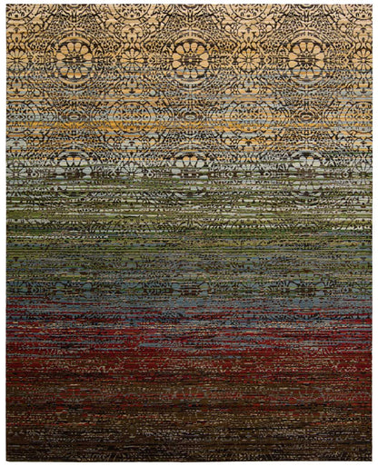 Nourison Home Rhapsody RH002 Multicolor Transitional Loomed Rug