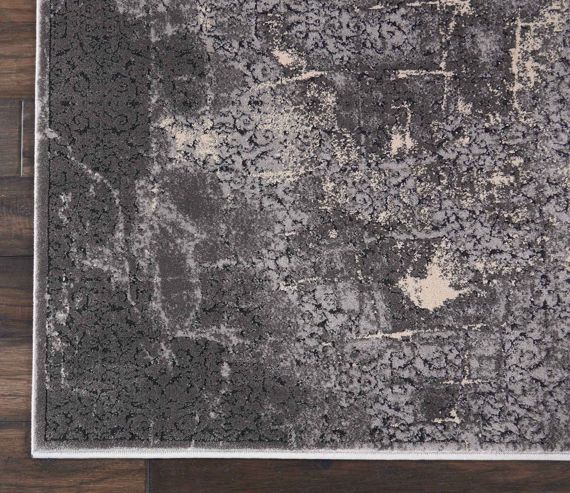 Nourison Home Heritage  Charcoal  Contemporary