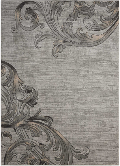 Nourison Home Maxell MAE05 Graphite Contemporary Power-loomed Rugs