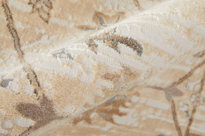 Feizy Celene  Beige Gray Traditional/Luxury & Glam/Vintage