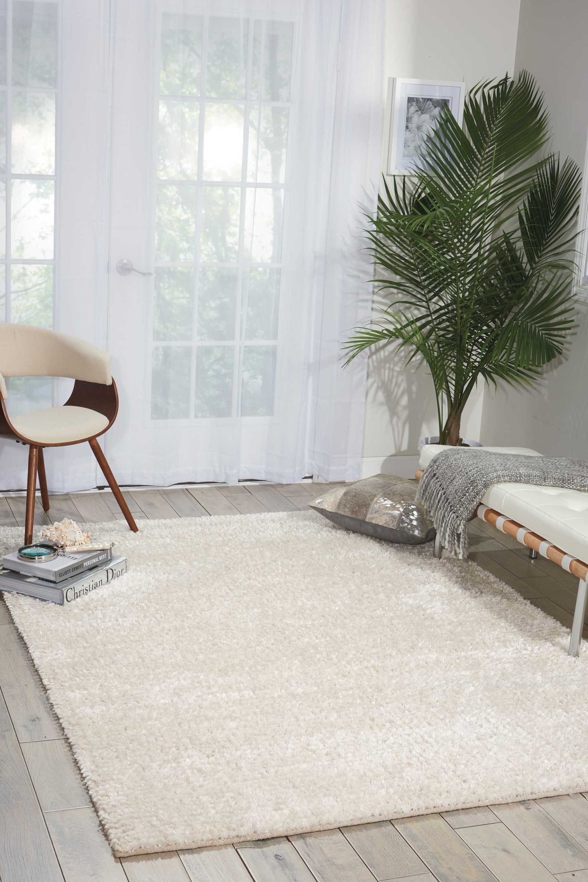 Nourison Home Fantasia  Snow  Contemporary