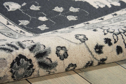 Nourison Home Maymana  Charcoal  Traditional