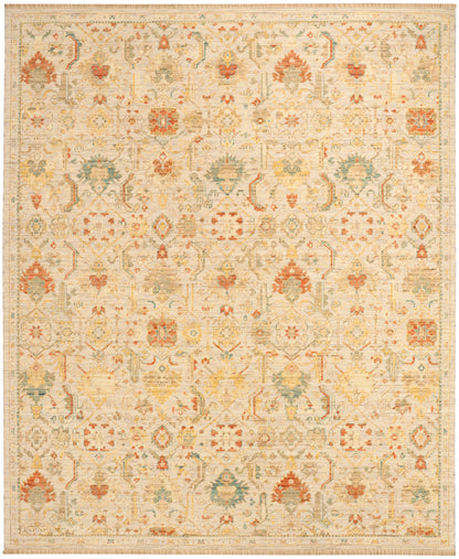 Nourison Home Antique Bloom ANB02 Taupe Multicolor Traditional Machine Woven Rug