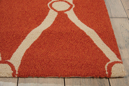 Nourison Home Portico  Orange  Contemporary