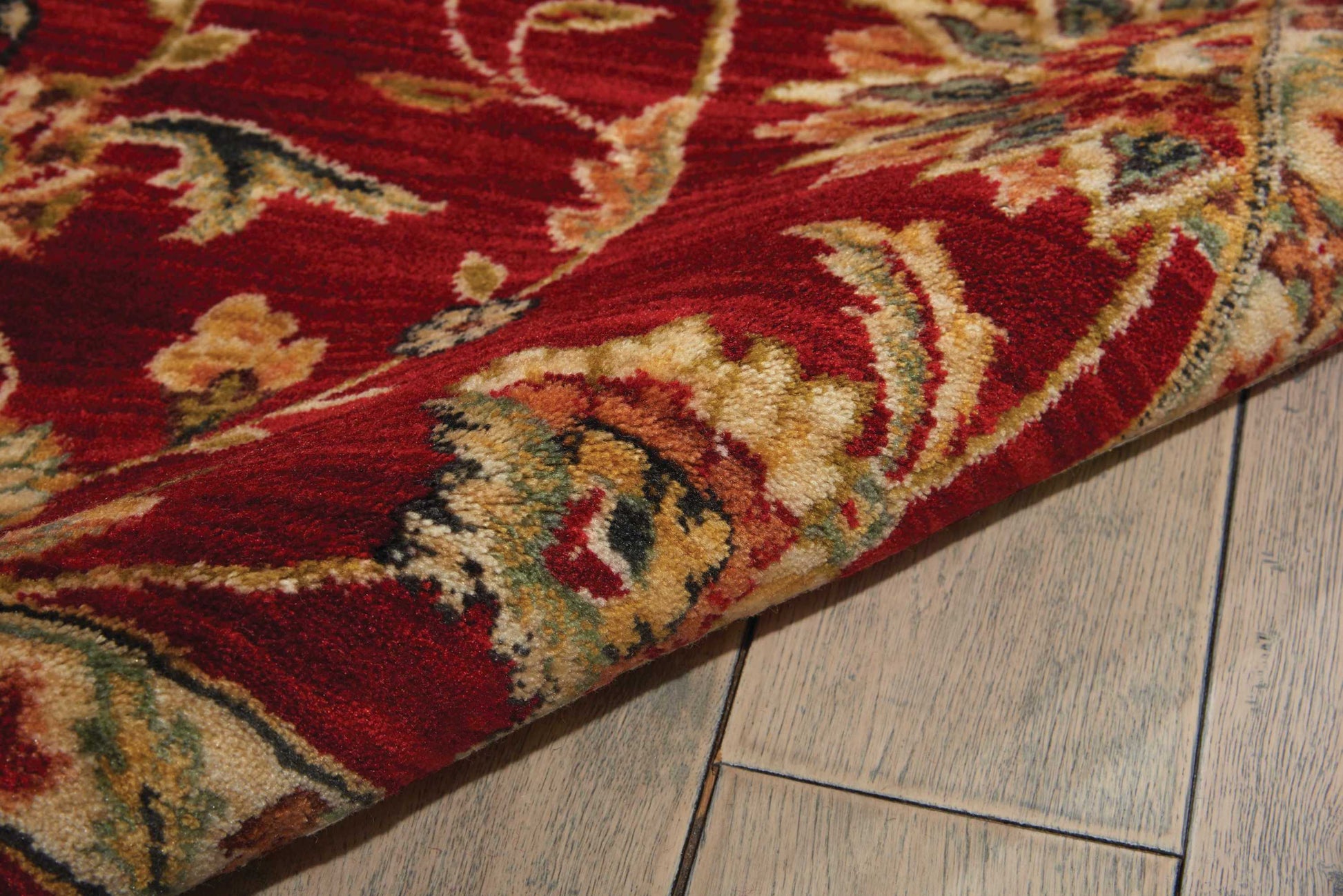 Nourison Home Ancient Times  Red  Traditional