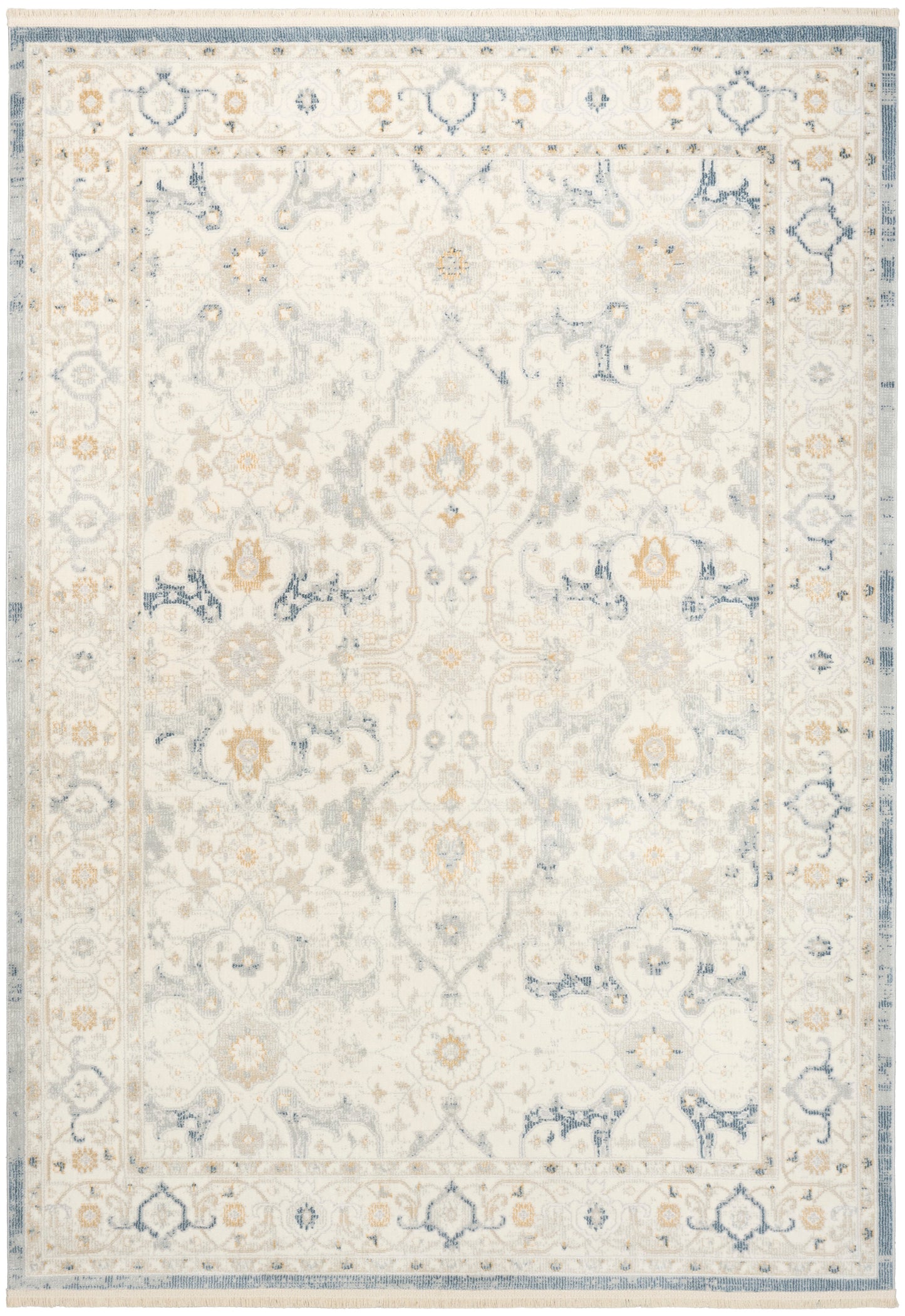 Nourison Home Pardis PRD03 Light Blue Traditional Machine Woven Rug