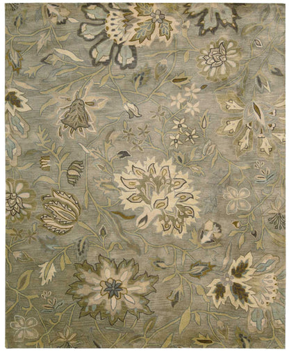 Nourison Home Jaipur JA41 Silver Transitional Tufted Rug