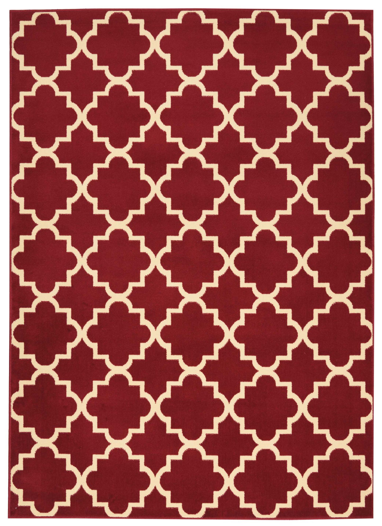 Nourison Home Grafix  Red  Transitional