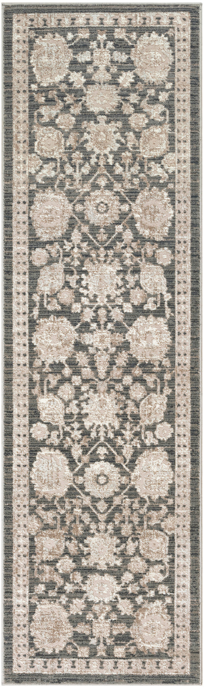 Nourison Home Eco Cycle ECY02 Charcoal Traditional Loom-woven Rug