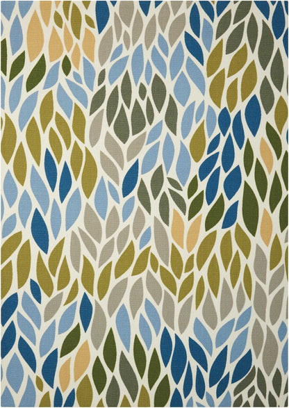 Nourison Home Home & Garden RS094 Multicolor Contemporary Power-loomed Rug