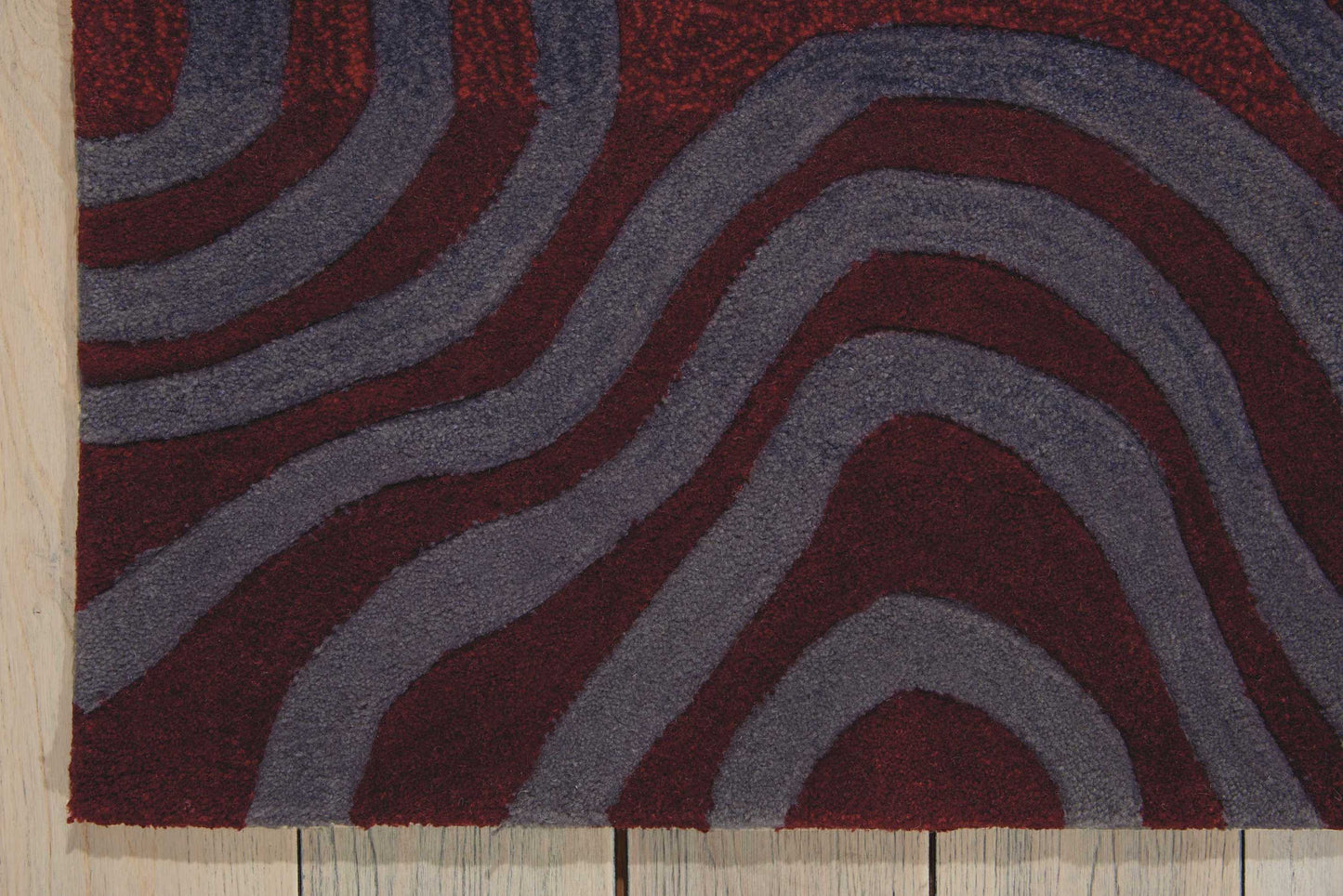 Nourison Home Contour  Sangria  Contemporary