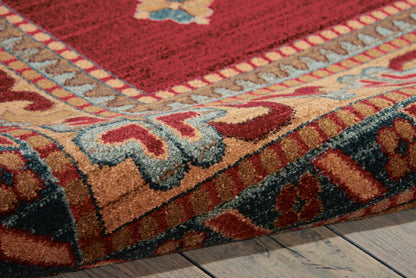 Nourison Home Maymana  Red  Traditional