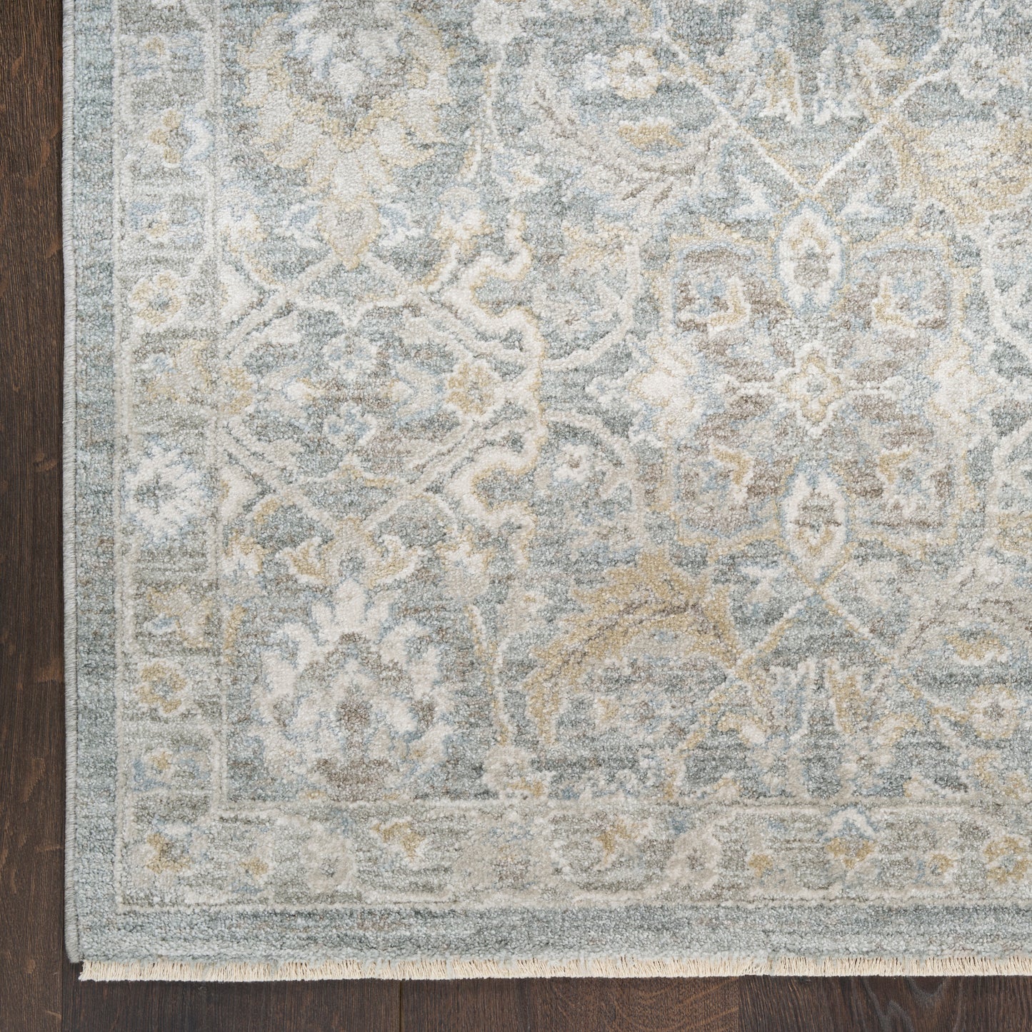 Nourison Home Envy  Blue Silver  Traditional